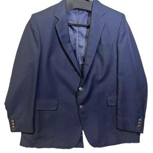 Haggar Men Gray Blazer 46R Magic Stretch  Sport Coat